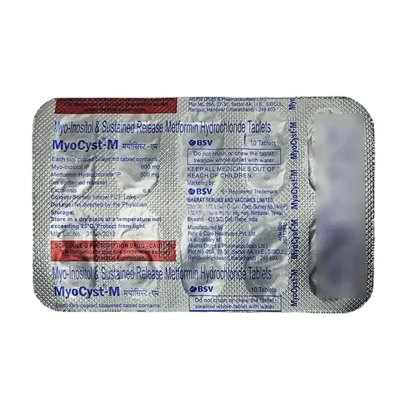 myocyst m tablet 10's